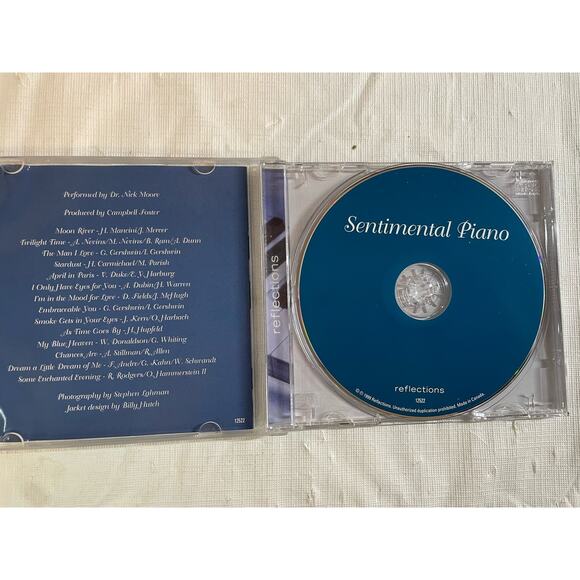 Sentimental Piano CD EUC Some Enchanted Evening, Moon River - Picture 4 of 4